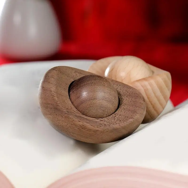 Air Freshener for Car and Desk Wooden Lucky Ingot Creative Scented Ornament Long Duration AromaGood Quality