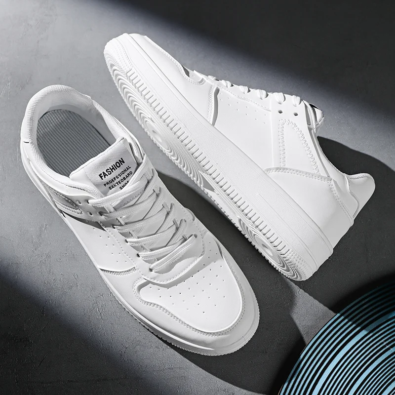 Men's Skateboarding Shoes Breathable Casual Simple ThickSoled Sneakers Multi-Functional Fashion Walking Shoes 2026 New Style