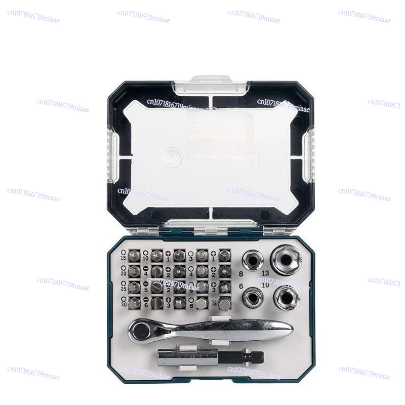 26 pieces screw batch head set, electric screwdriver, electric batch head, screwdriver head, ratchet, small fly wrench