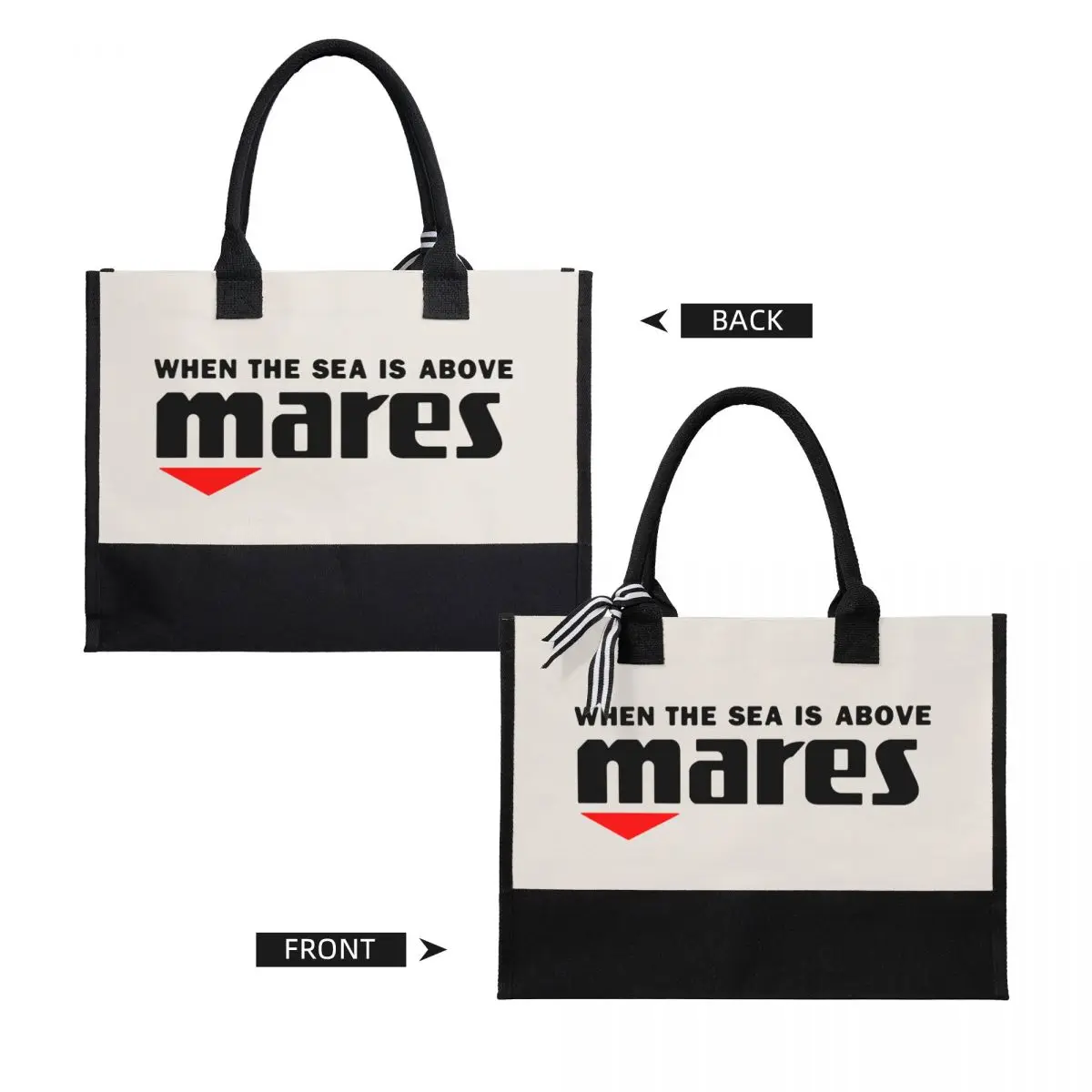 Marsues Logo Canvas Bag Shopping Bag decorazione di nozze borsa da sposa da viaggio miglior regalo di nozze