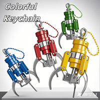 Creative Mini Gripper Fingertip Decompression Tool Keychain Doll Machine Claw DIY Pendant Fun Toy Gift
