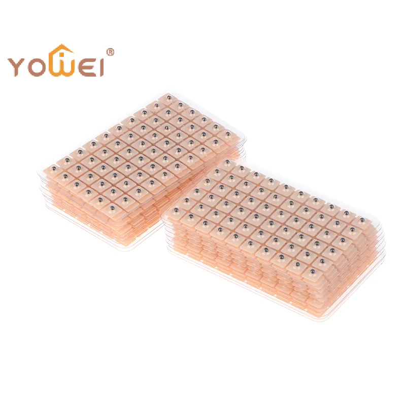 Latest 1200Pcs Ear Point Stickers Ear Pressure Stick Acupuncture Magnetic Beads Auricular Ear Stickers Massage Ear stickers