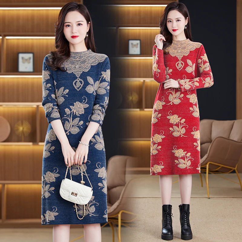 

Зима 2025 года, норковые кашемировые толстые теплые пуловеры, женские корейские винтажные повседневные топы, свитера, осенние новые элегантные облегающие свитера