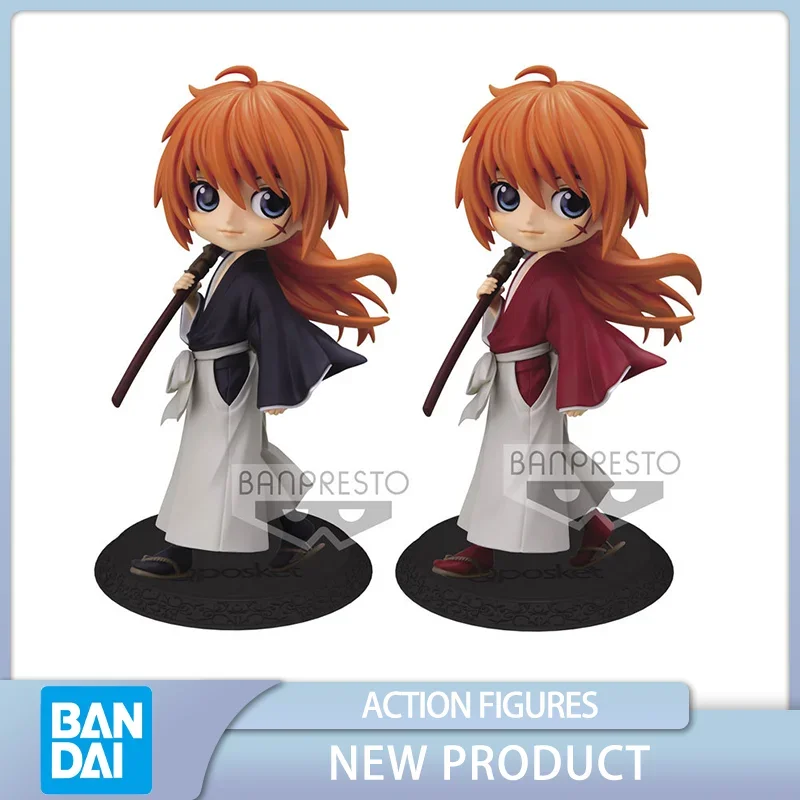 Ruroni Kenshin HITOKIRI BATTOSAI HIMURA KENSHIN Q Posket Action Figure Anime Figures Collection Model Toy Gift for Children