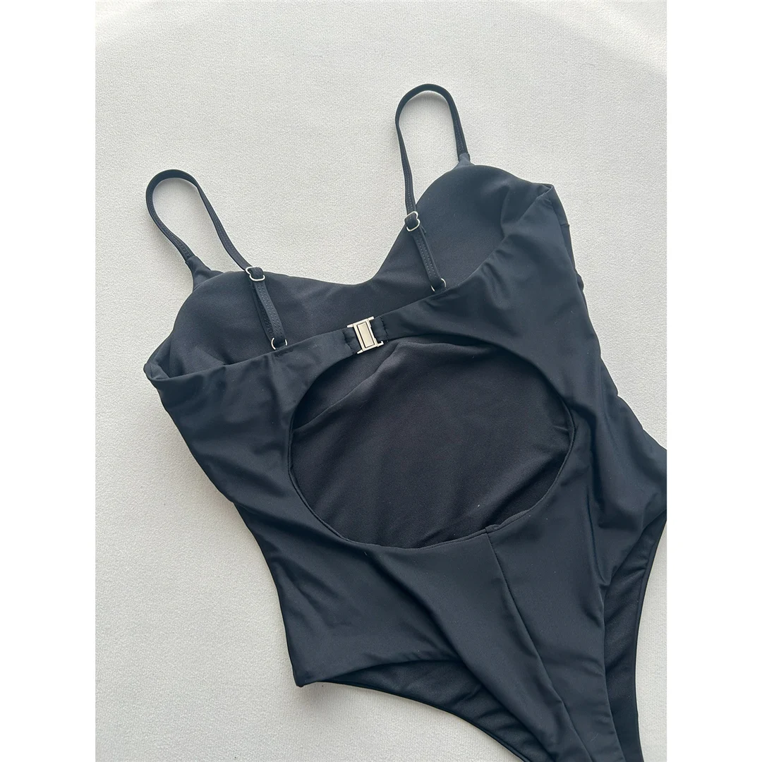 Sexy Extreme String Mini Micro Thong Damen Badeanzug Einteiliger Badeanzug mit Bügel und Rückenfreiem Design V7516 – Detail 9
