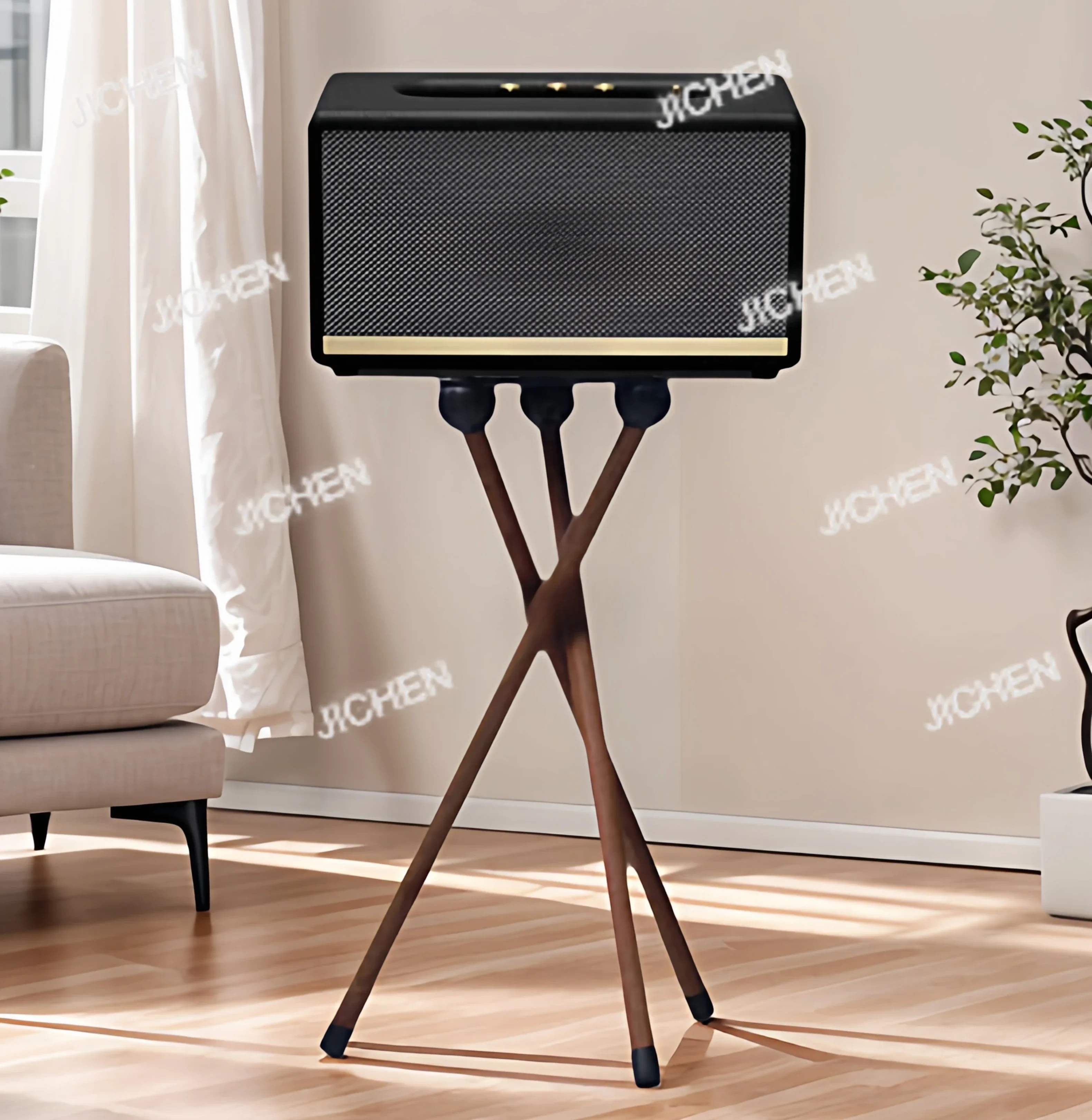 

JCSH Versandte Artikel Кронштейн Напольная стойка Аудиокронштейн из цельного дерева