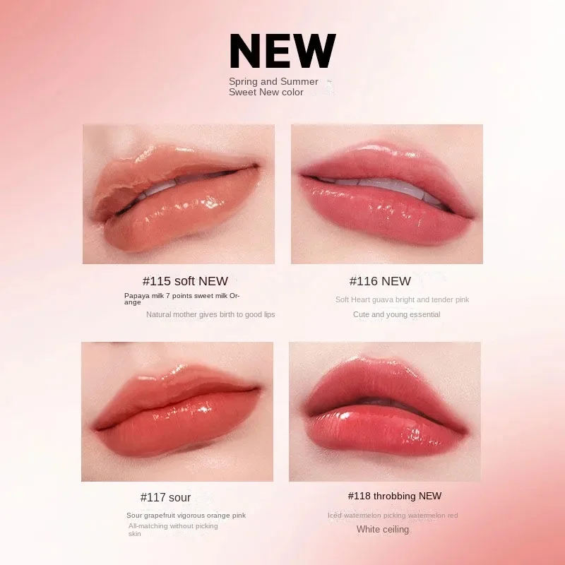 Diário perfeito Matte Lip Gloss para mulheres, maquiagem leve, impermeável, duradoura, Red Lip Tint, Lip Glaze cosméticos