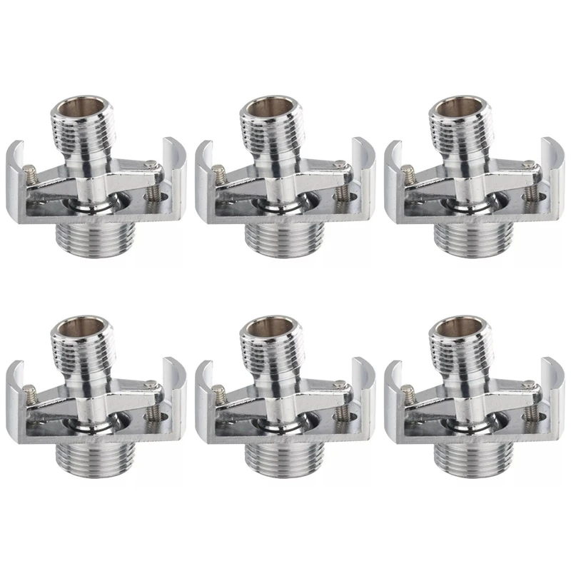 

6X Adjusting The Angle Of Intake Pipe Copper Shower Head Angled Curved Foot Eccentric Screw Corner Faucet Accessor A