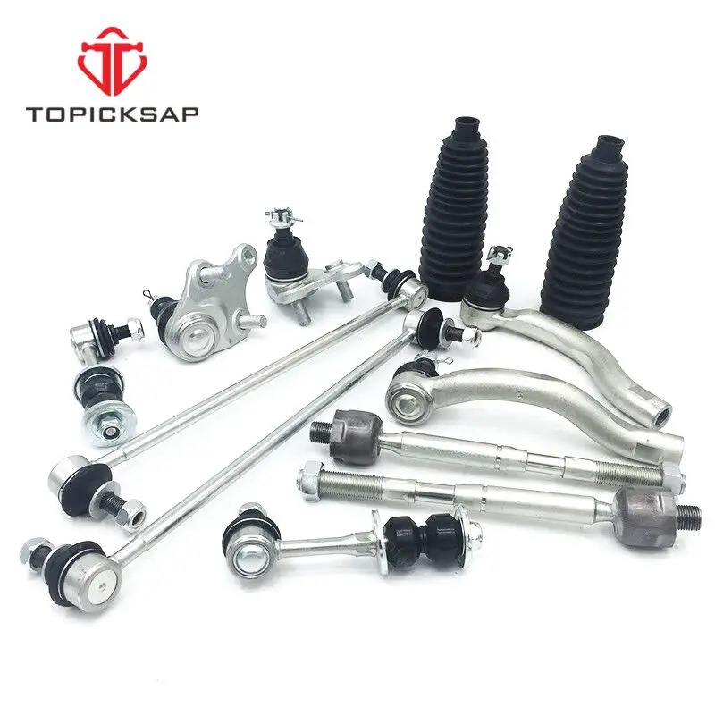 TOPICKSAP 14pcs Front Lower Control Arm Sway Bar Link Ball Joint Kit for Toyota RAV4 2006 2007 2008 2009 - 2017 2018 480690R010