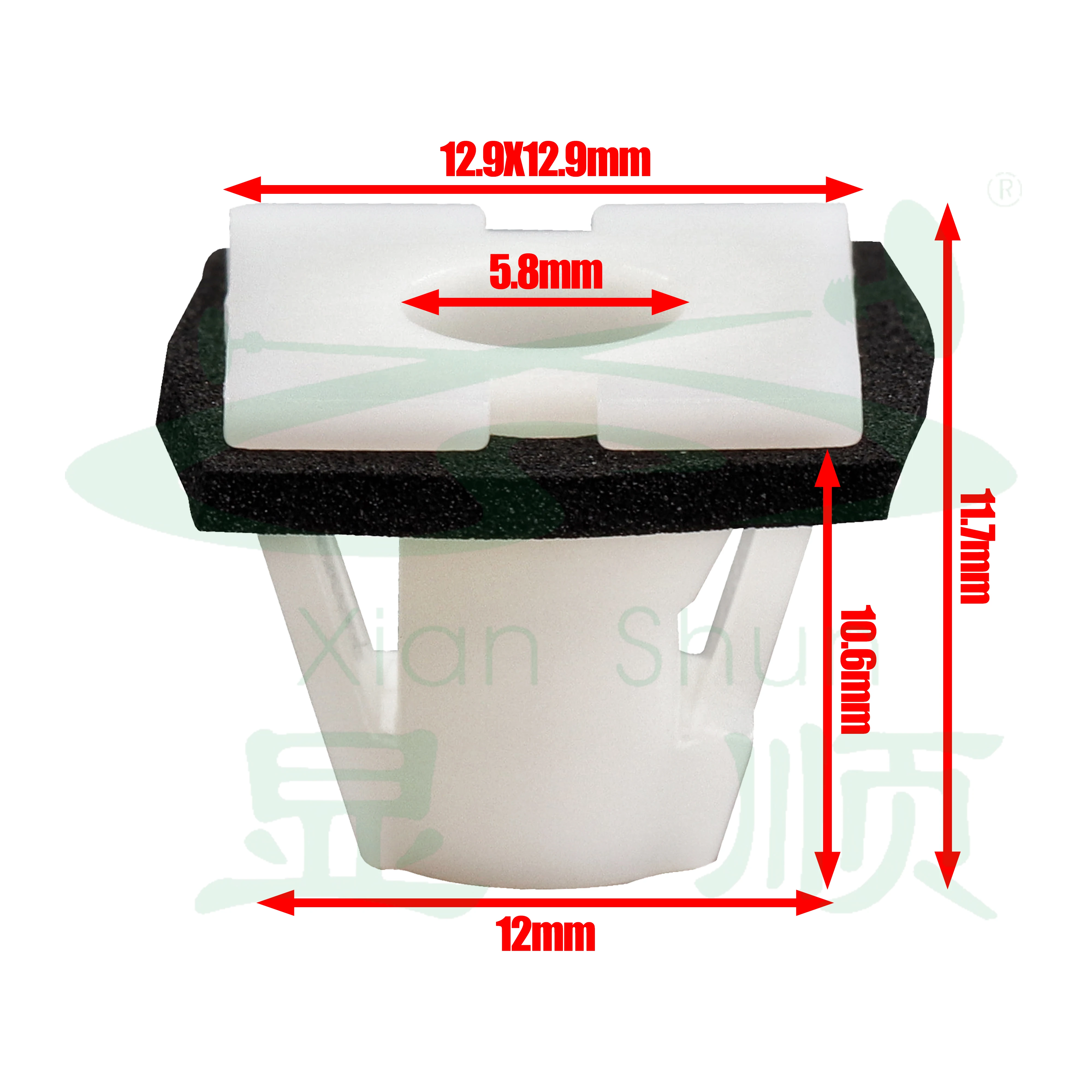 10/20/50Pcs White POM Rocker Panel Interior Replacement Parts Car Fastening Clips For Hyundai 87714FD200 877561C000