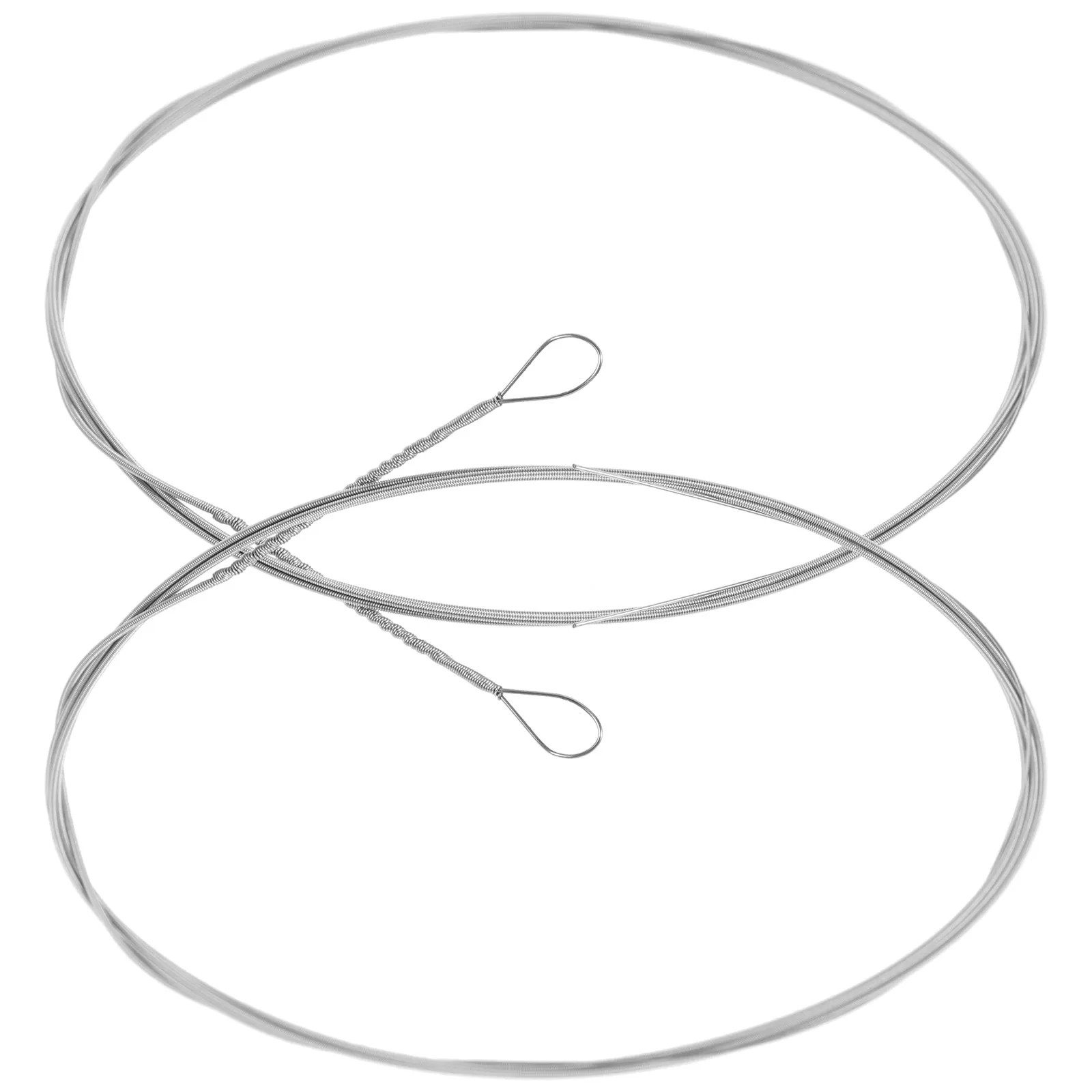 2Pcs Dulcimer Strings Steel Instrument Strings for Dulcimer Players Clear Resonant Tone Rust Resistant Lightweight Reliable