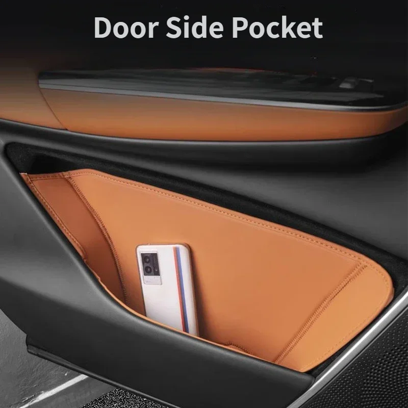 For 24 models of Xpeng G9 special doorside storage pockets, storage pads, garbage bag design, interior auto parts modification