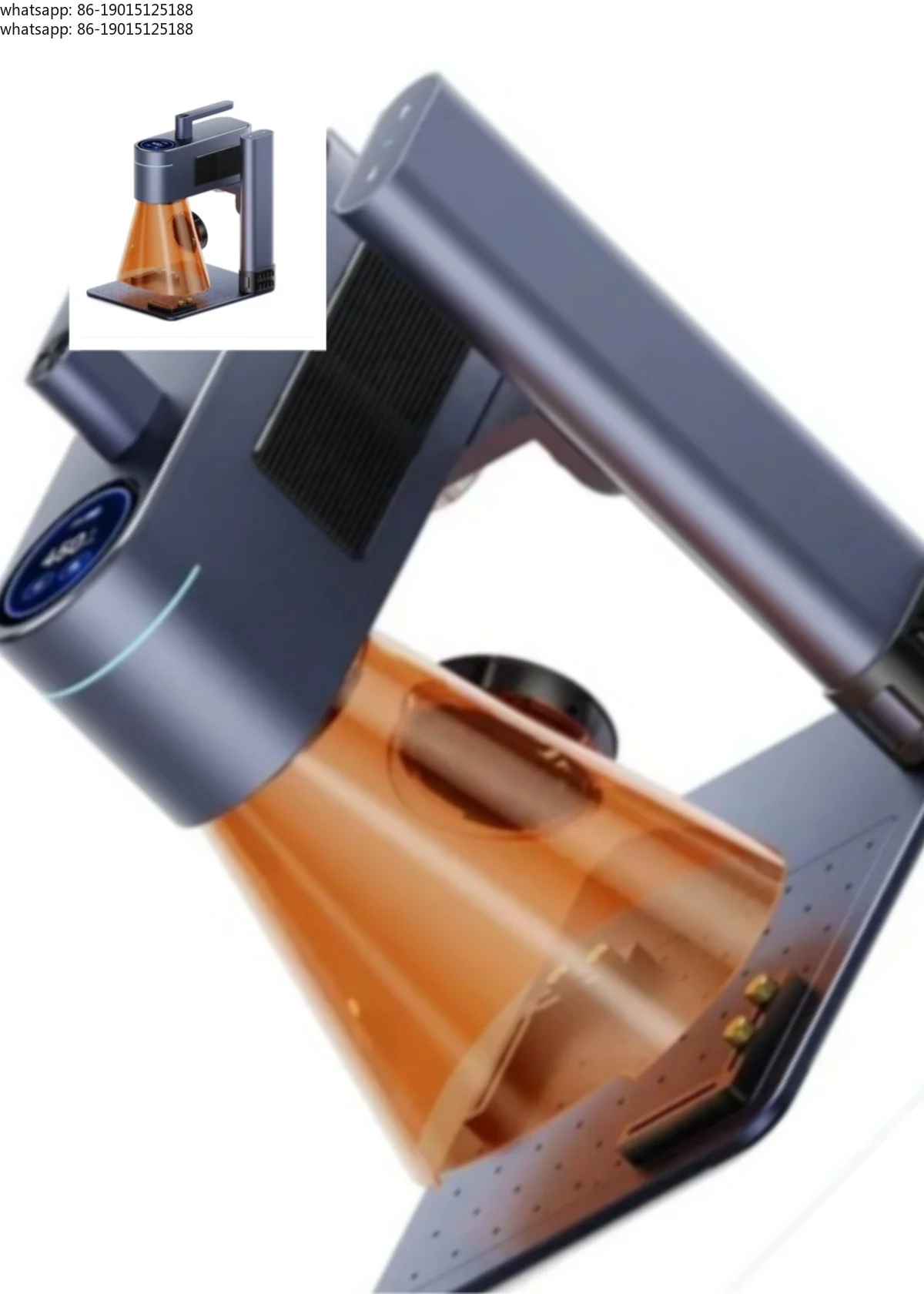 

2025 new collection 4 LP4 Full Material Laser Carving Machine Dual Light Portable Metal Wood Plastic Carving Machine