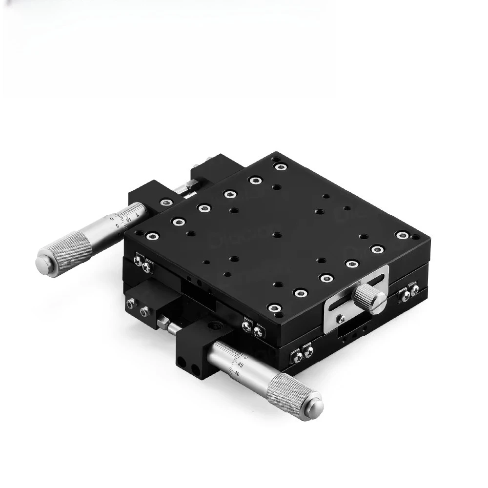 AMXY90/AMXY60/AMXY50/AMXY40 Manual Positioning Stage Linear Guide Blocks High Accuracy Low Profile Aluminum Alloy 1 Year
