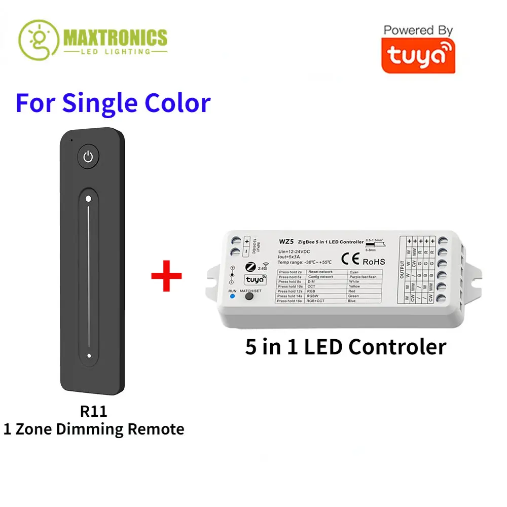 DC12V-24V RGB RGBW RGBWW RGBCW RGBCCT Led 컨트롤러 + 원격 제어 RGBW RGBWW + 원격 제어