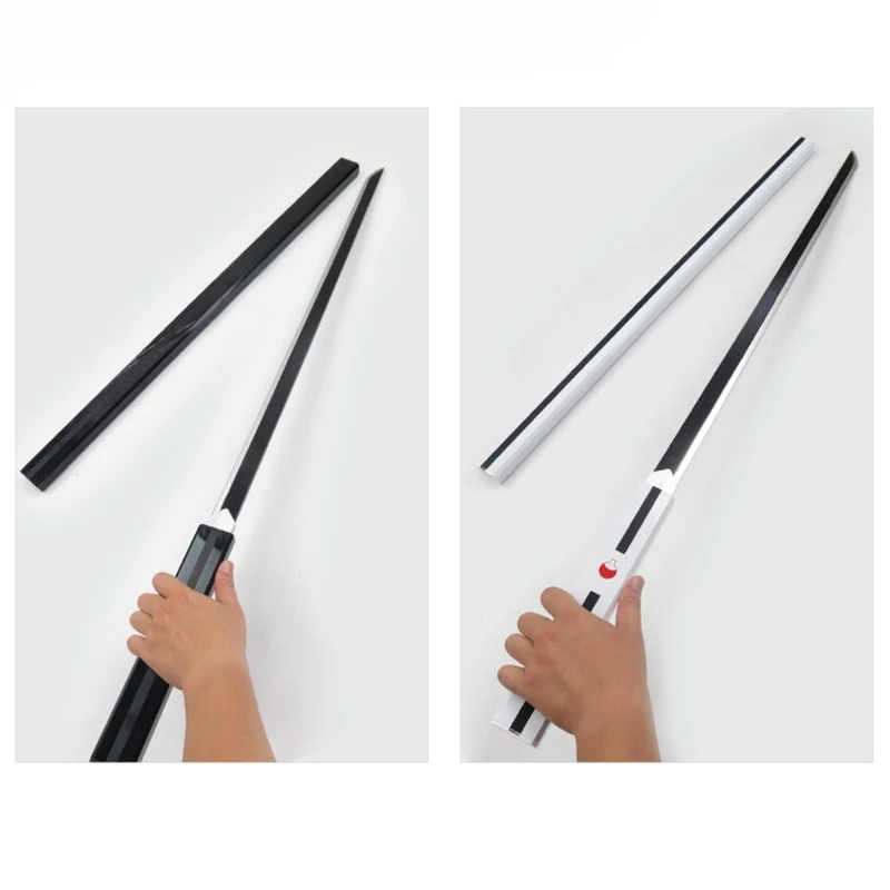 100 cm/33.37in Lange Zwaarden Kunststoffen Samurai Houten Mes Met Schede Anime Randapparatuur Cosplay Wapens Rekwisieten Model Outdoor ambachten
