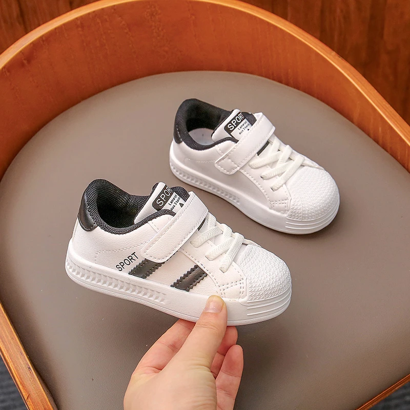 Kids Casual Shoes Sneakers Boys Sport Breathable Tennis Sneaker Baby Children Girls Shoes Spring Fashion White Flat Running Shoe