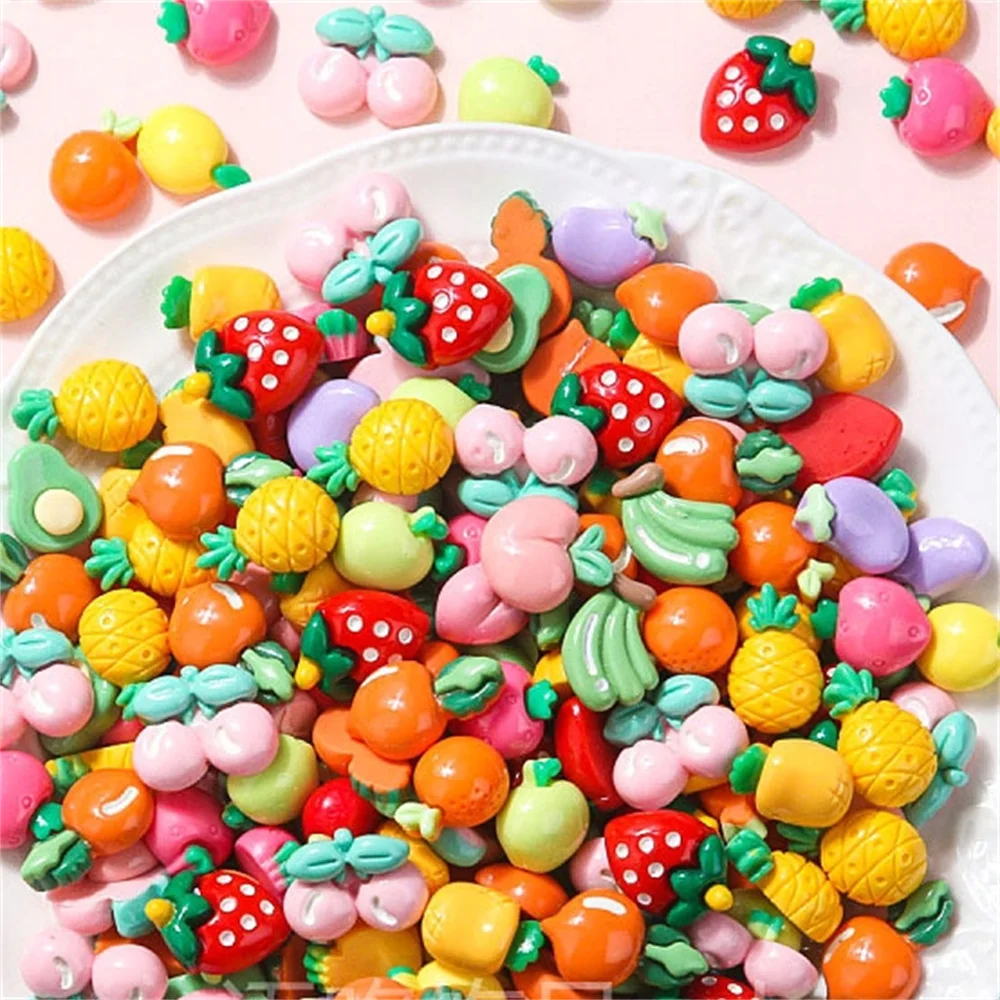 20 teile/los Zufällige Süßigkeiten Nette Gemischte Harz Süßigkeiten Flatback für DIY Handwerk Schmuck Machen Liefert Ornamen Zubehör Materialien
