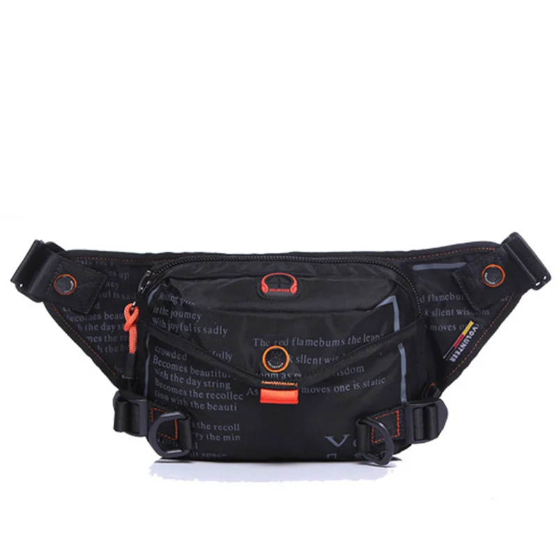 Impermeável Oxford Fanny Pack para homens, saco de cintura, bum, quadril, bolsa, bolsa, ombro, mensageiro, masculino, militar, sacos de peito, qualidade superior