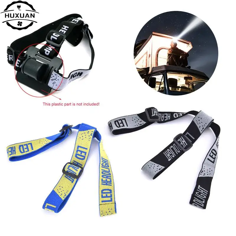 Adjustable High Elasticity Head Lamp Strap Frontal Headband Elastic Head Band Belt for LED Headlamp Bike Front Light