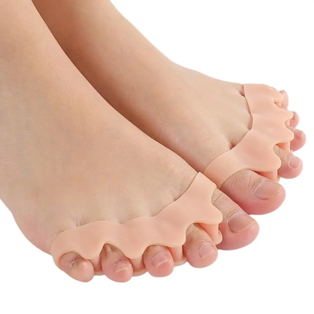 

Silicone Toe Separators for Pedicure Manicure Soft Gel Toe Spacers Foot Care Tools Reusable Nail Art Accessories for Women Men