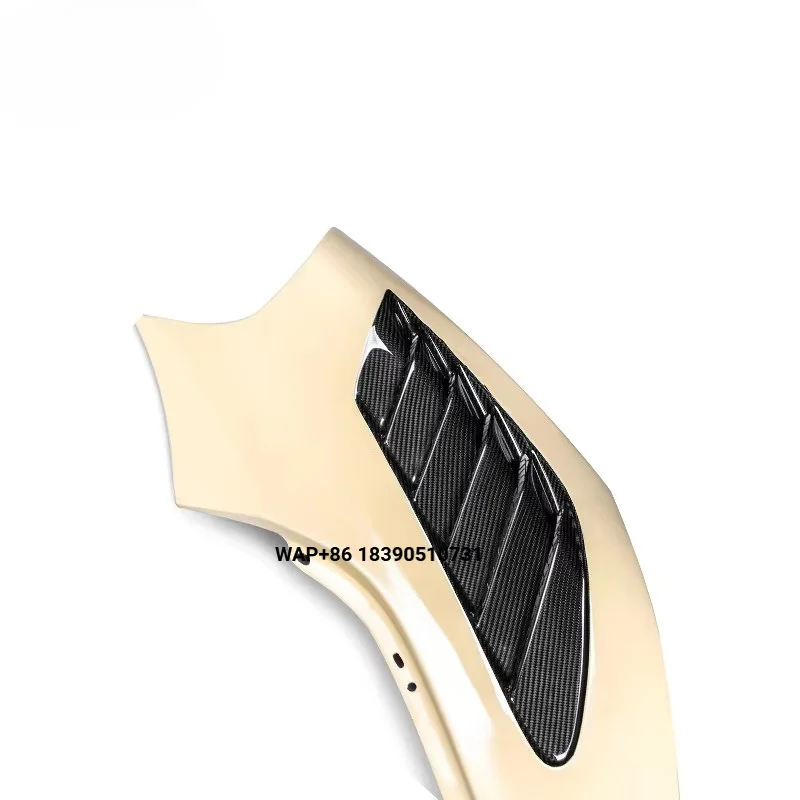 V Style Prepreg Dry Carbon Fiber Front Fenders Auto Parts Body Kit Exterior Accessories for 720S Upgrade