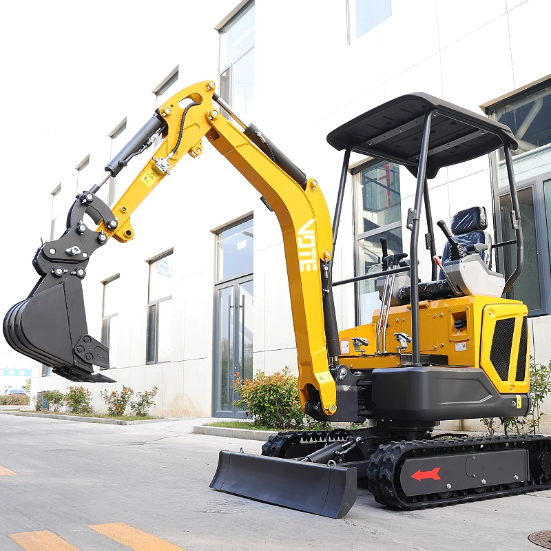 

Горячий мини-экскаватор, дизельный двигатель, 1,6 тонны, многофункциональный мини-экскаватор, гидравлический гусеничный мини-экскаватор, частный экскаватор, дешево