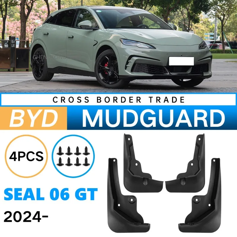 

Mudflaps Mudguards Fit for BYD Seal 06 GT 2024 Mudguards Tire Fenders Mud Flaps Wheel Guards Car Accessories 4x Tyre