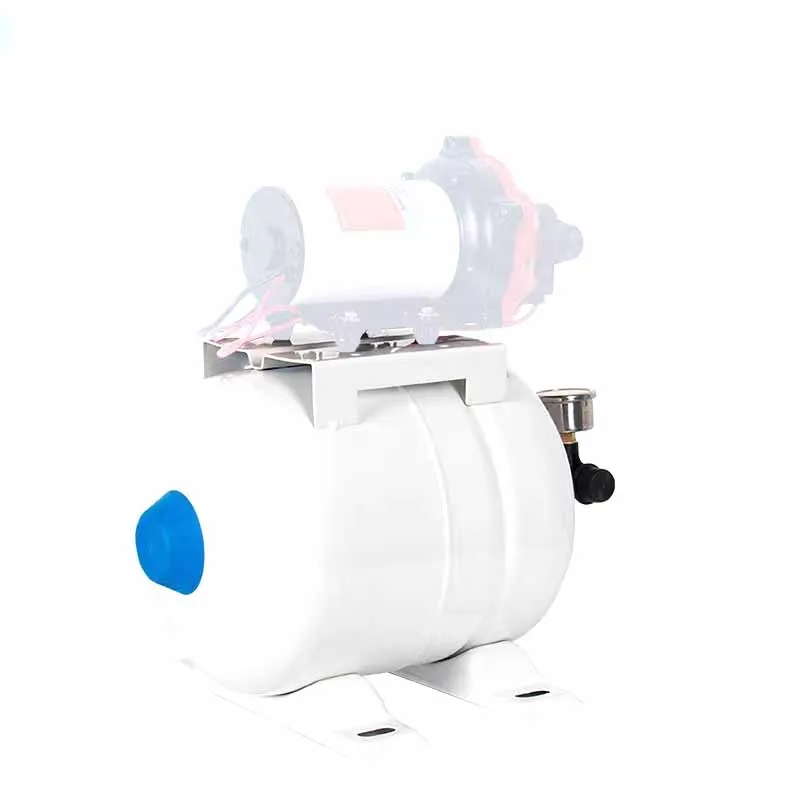 8L stainless steel Water supply pressure tank Large flow diaphragm pump for RV yacht Electric booster stable water supply system