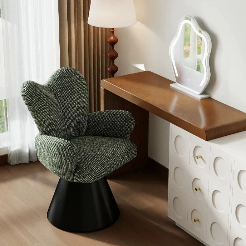 Ltalian high-end makeup chai women's dressing room, light luxury rotatable dressing stool new dressing table special chair