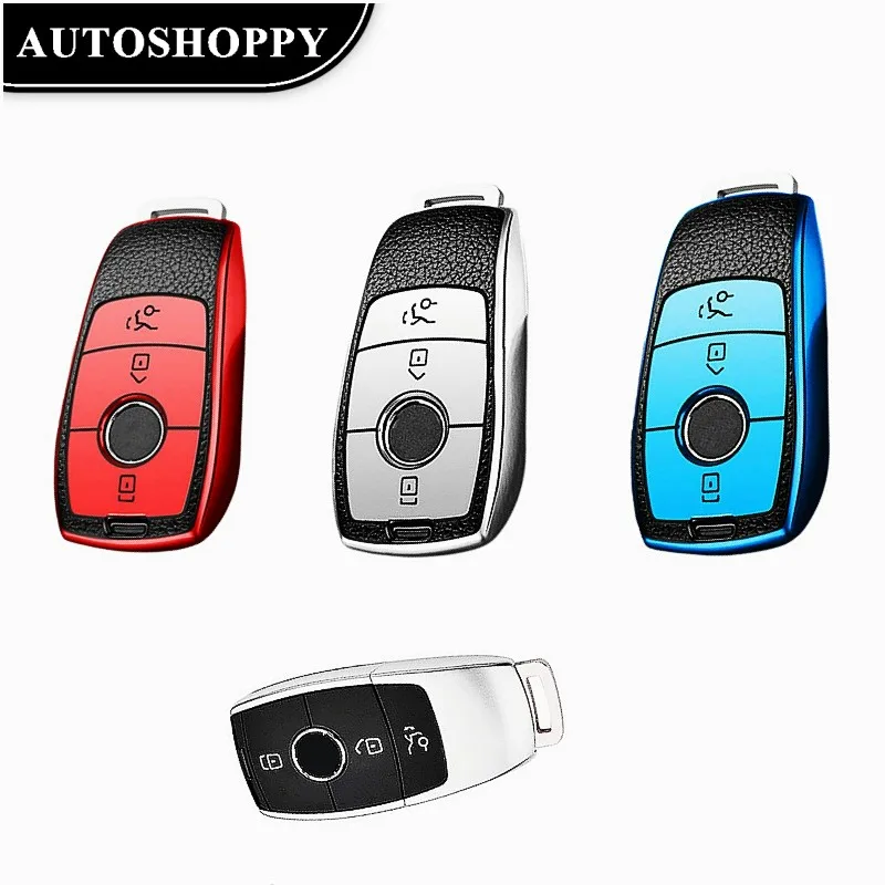 

Leather TPU Car Remote Key Cover Case Shell For Mercedes Benz A C E S G GLS CLA Class W213 W177 W205 W222 X167 W176 Accessories