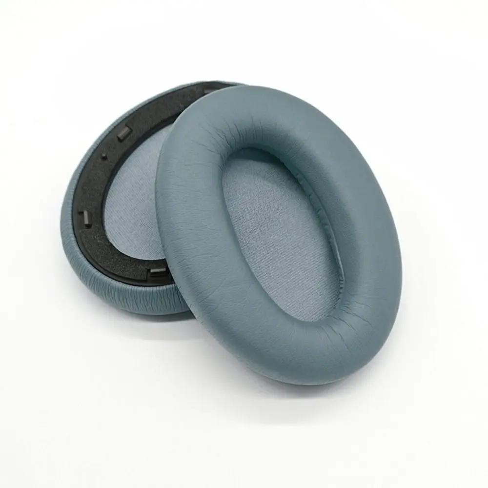 2 ชิ้นใหม่หนัง Ear Pads หน่วยความจําฟองน้ําเปลี่ยนหูฟังหูฟังอุปกรณ์เสริมชุดหูฟัง Earmuff สําหรับ Edifier MT6