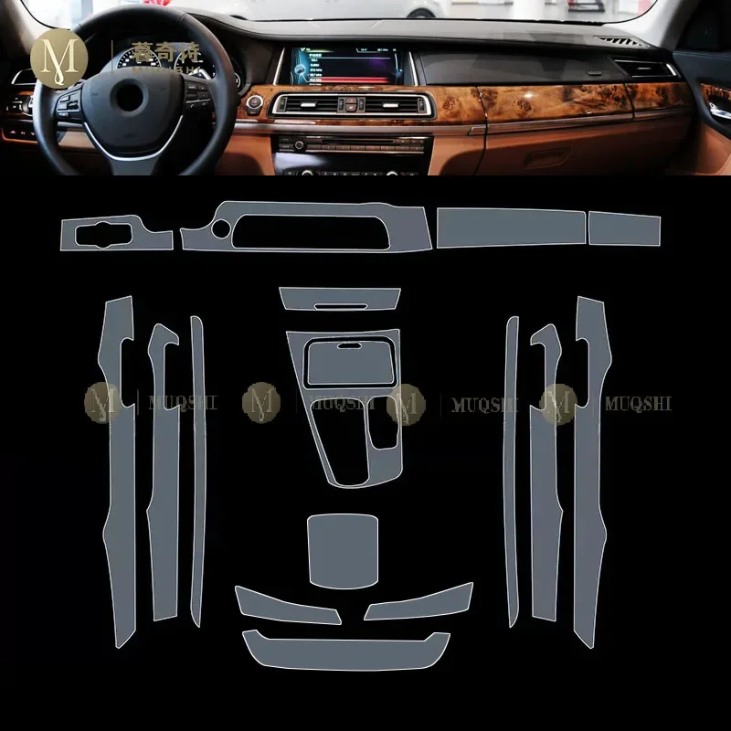 For BMW F01 F03 F04 Series 7 2009-2015 Car Interior Center console Transparent/Matte TPU Protective film PPF Anti-scratch Repair