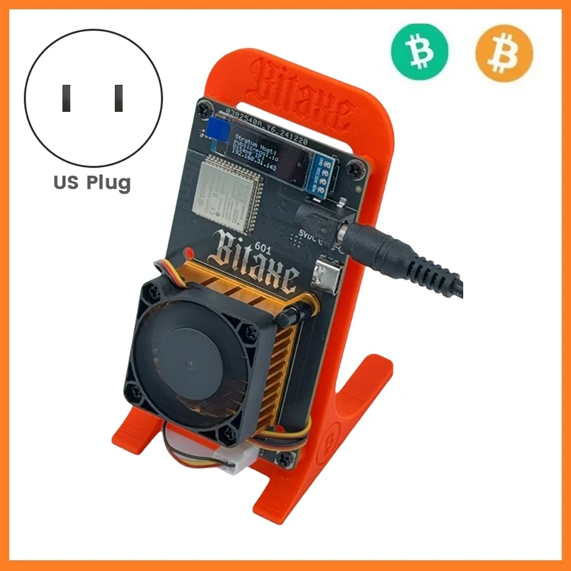 Bitaxe Gamma 601 Solo Lottery Miner 1.2TH/S BM1370 Asic Chip Bitcoin BTC Miner 18-22W من Antminer S21 Pro US PLUG