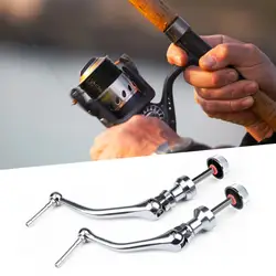 DEUKIO Durable Hexagonal Shaft Fishing Reel Handle 2 Sizes Reel Handle Corrosion Resistant Reel Handle for Fishing