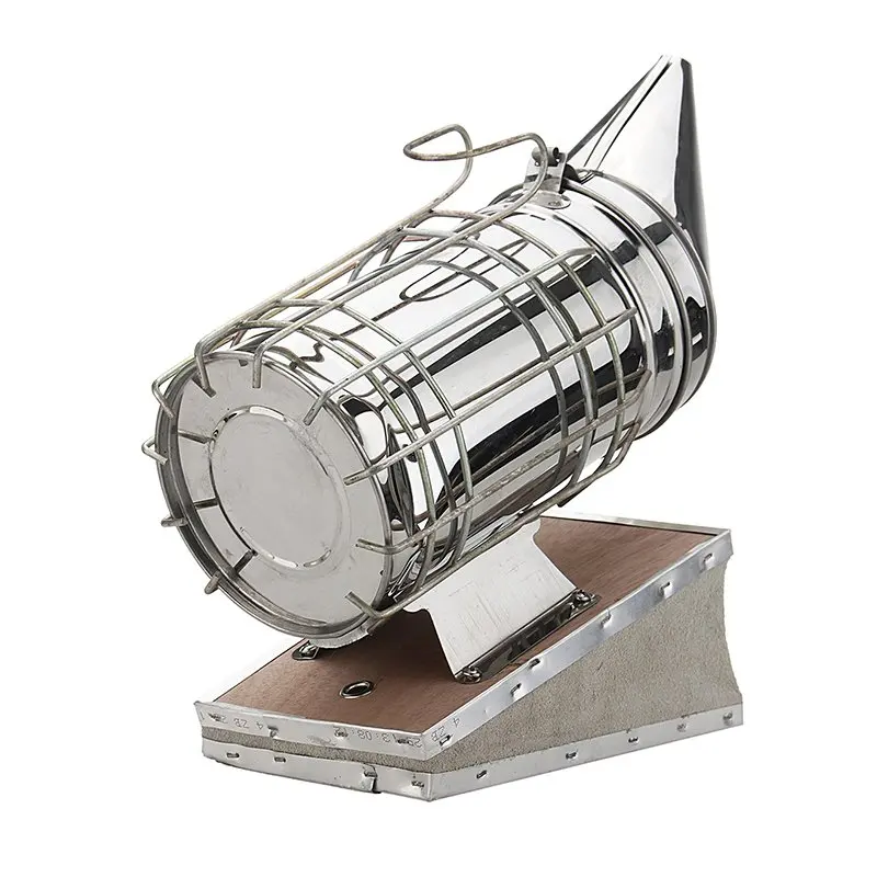 Bee Smoker(S) Stainless Steel+Leather Bellow