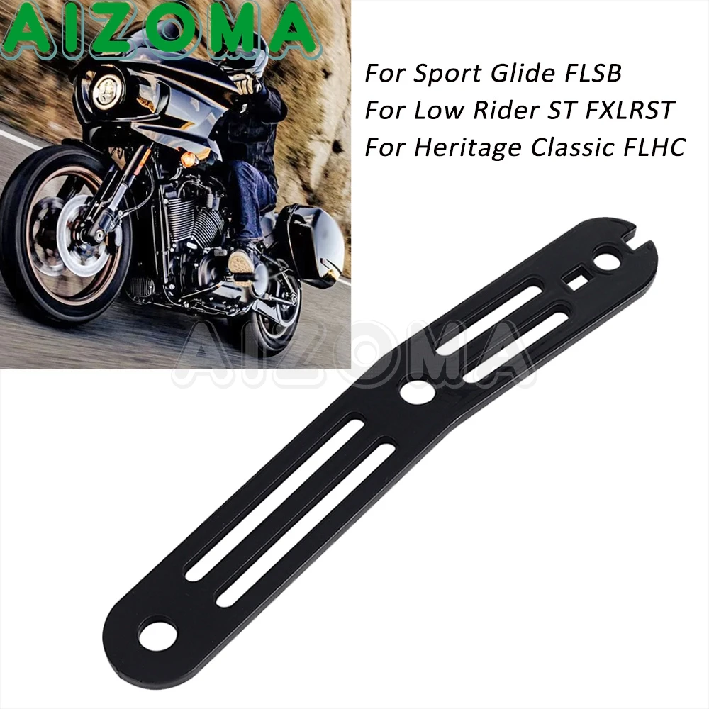 

Держатель седельной сумки, кронштейн для мотоциклетной седельной сумки, аксессуары для поддержки Harley Softail Low Rider ST Sport Glide Heritage Classic