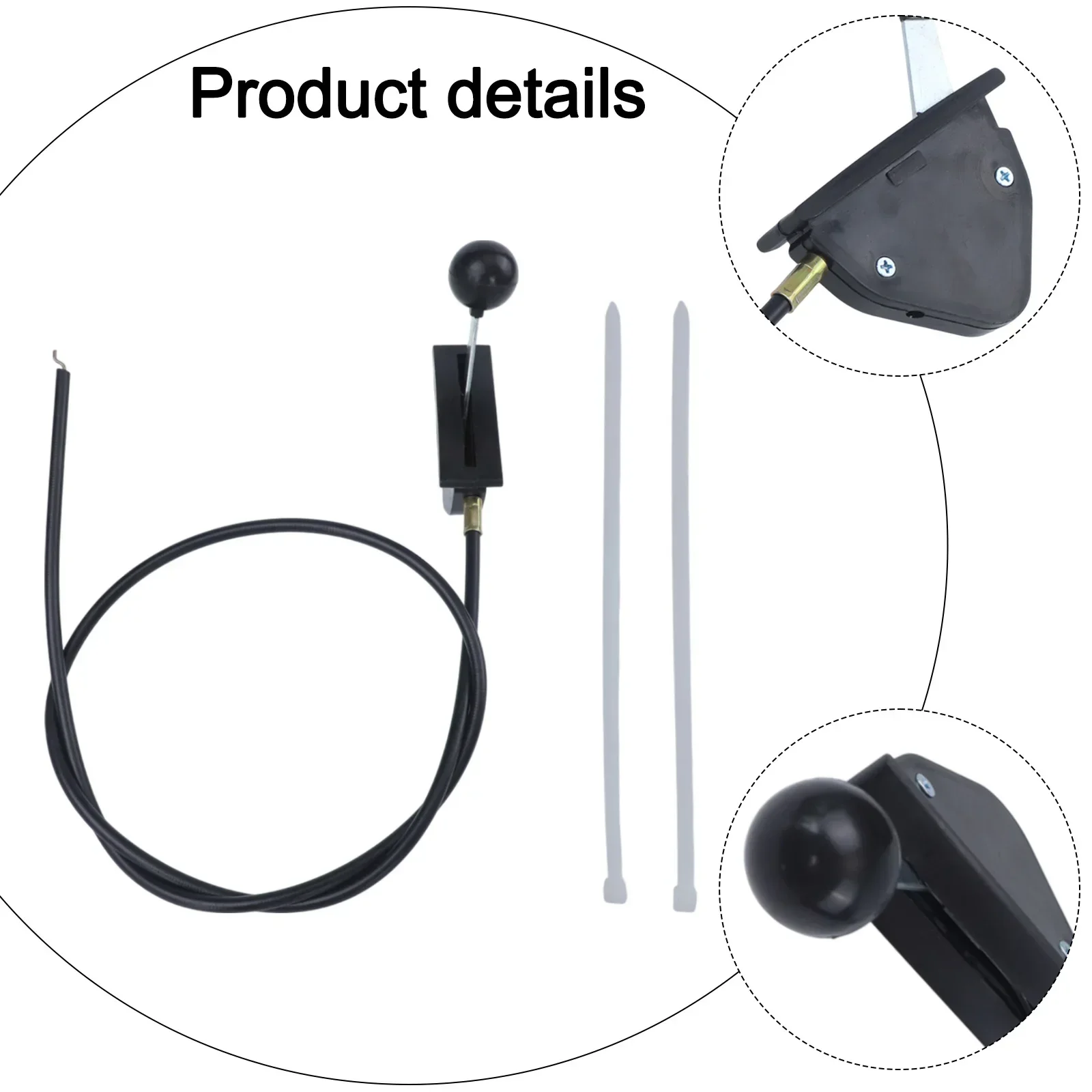 

1pc Lawn Mower Throttle Cable 112-9752 Throttle Cable Replacement For ZS 5000 SS 4235 Efficient Speed Control Garden Tool Parts