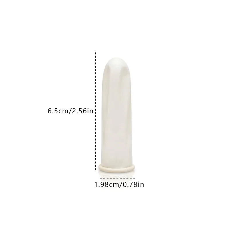 200pc Rubber Finger Protector Covers Wear-Resistant Highly Elastic Anti-Slip Latex Finger Cots for Electronics Medical Protec