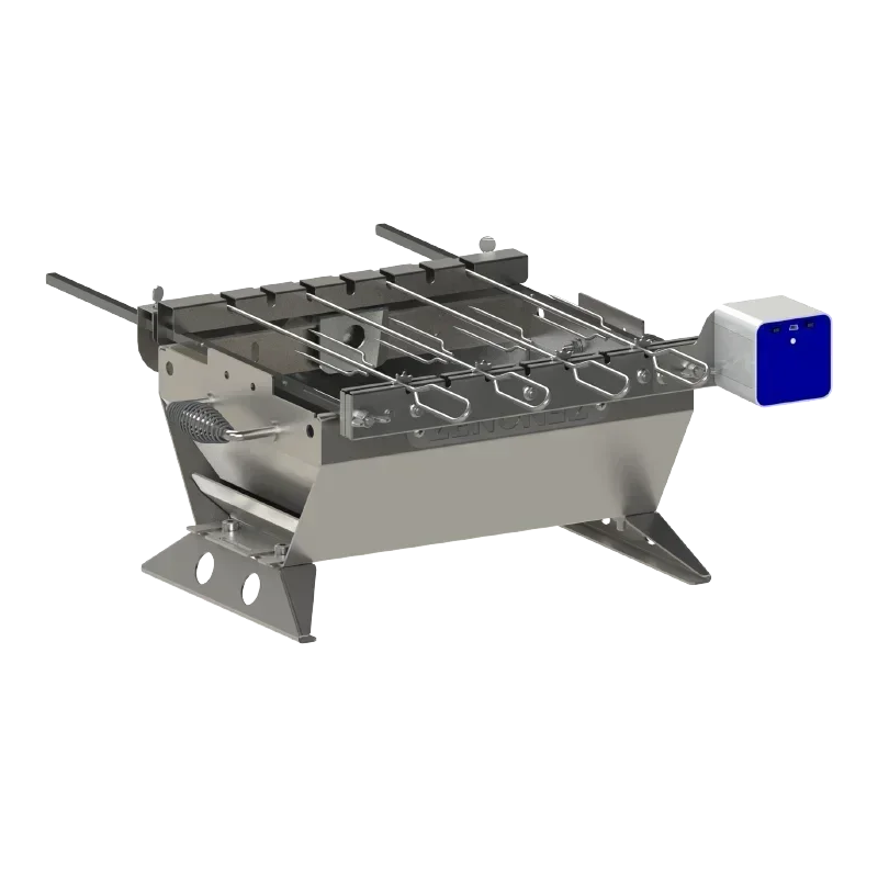 

Automatic flipping for home use with bamboo skewer barbecue rack and outdoor USB motor for grilling large meat skewers Hot sales