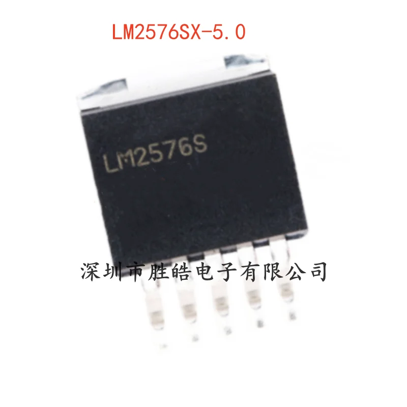 (5PCS)  NEW   LM2576SX-5.0   3A    DC Converter Chip     TO-263   LM2576SX-5.0    Integrated Circuit