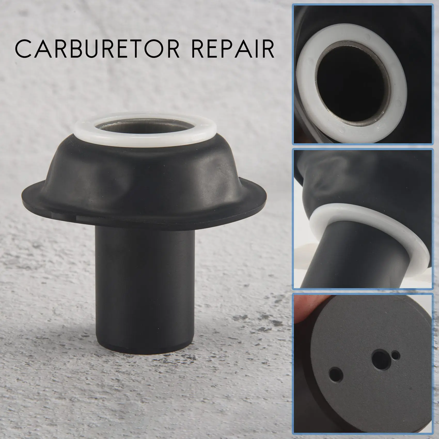 A19Q-4PCS para Vmax 1200 VMX1200 1985-2007 V-MAX 1200 Kit de reparación de carburador de motocicleta membrana de vacío de émbolo