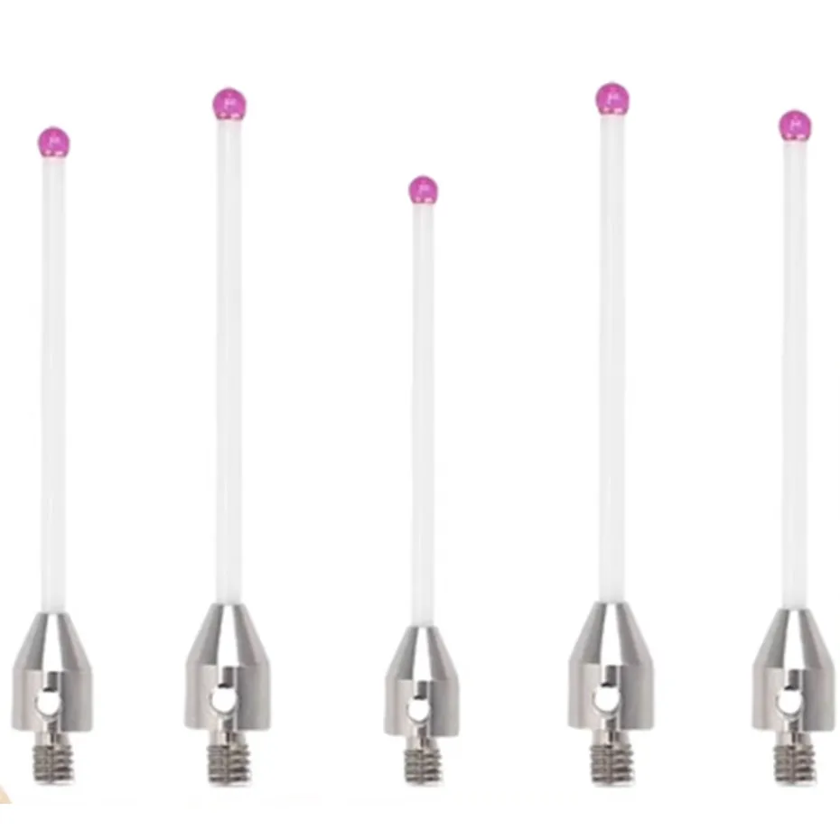 CNC machine tool probe three coordinate M3M4M5 thread solid ceramic measuring needle ruby three-dimensional measuring head