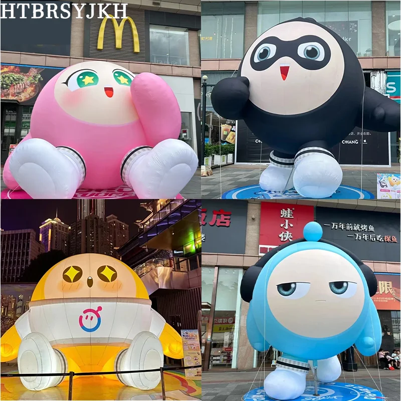 

Надувная мультяшная Интернет-знаменитость яйцо кукла вечерние воздушная модель на заказ яйцо кукла светящаяся модель куклы торговый центр живописная a