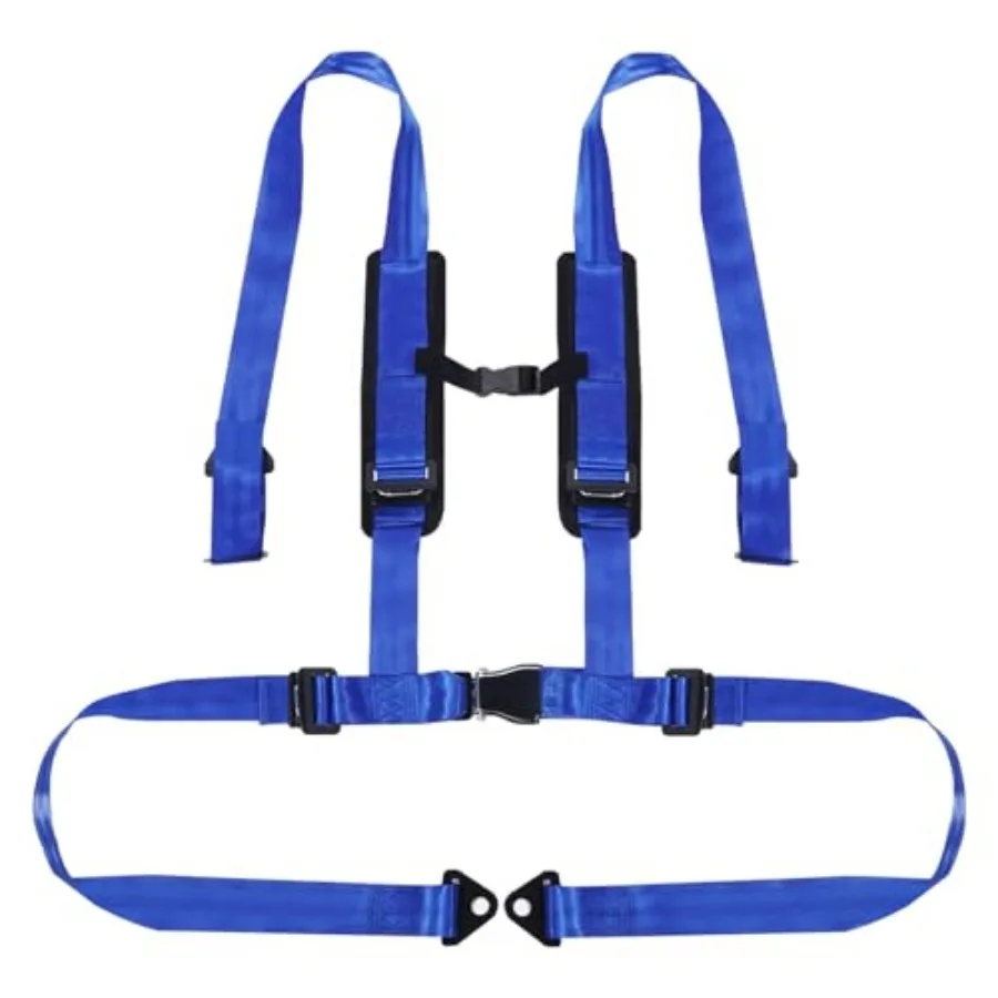 

Belts Harness with 2 Inch Padding Compatible With Bypass Clip for Racing Go Kart
