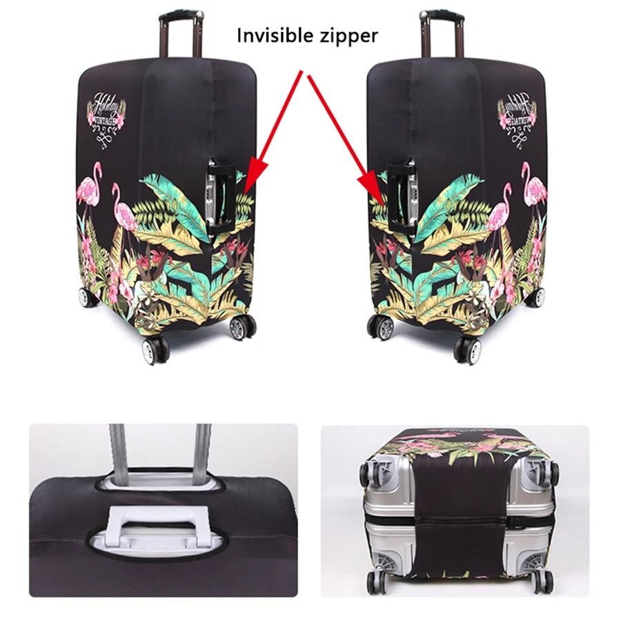 Elastic luggage protection case, trolley case, travel dust cover bag, 20/24/28 inch/30 inch thick wear-resistant universal cover