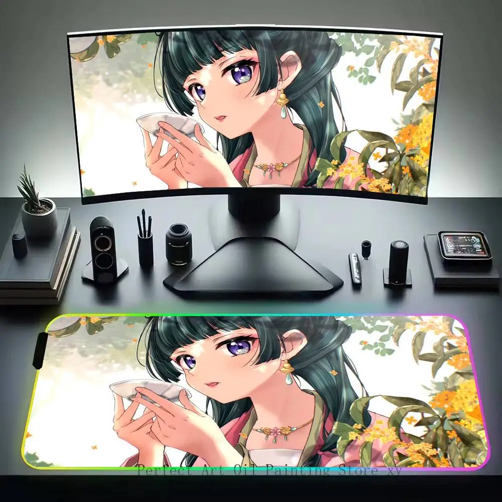 Maomao Anime The Apothecary Diaries Mousepad Non-slip Suitable For Office Computers Laptops E-sports Game Desk Mats XXL Keyboard