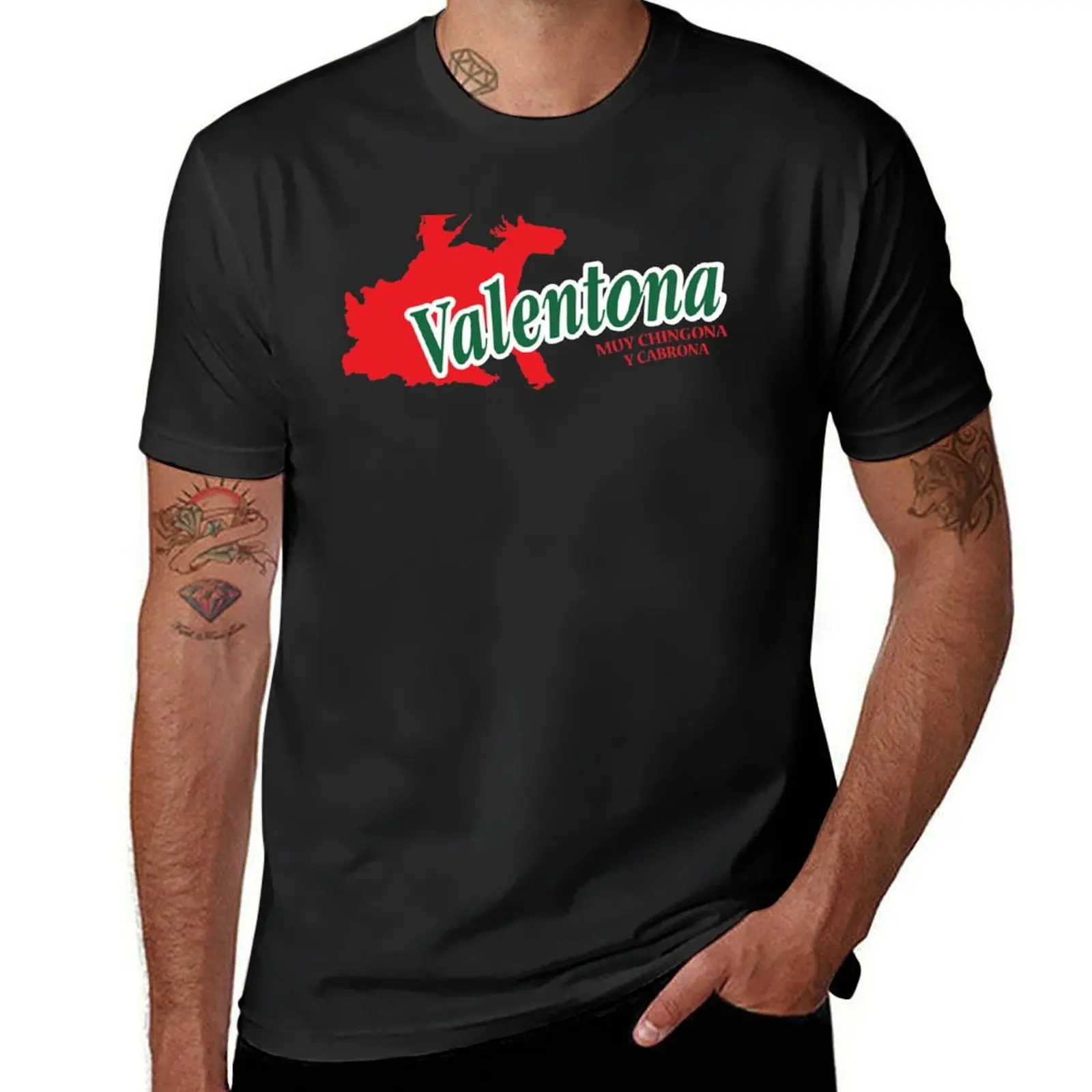 Valentona muy chingona y cabrona T-Shirt anime clothes Aesthetic clothing mens vintage t shirts