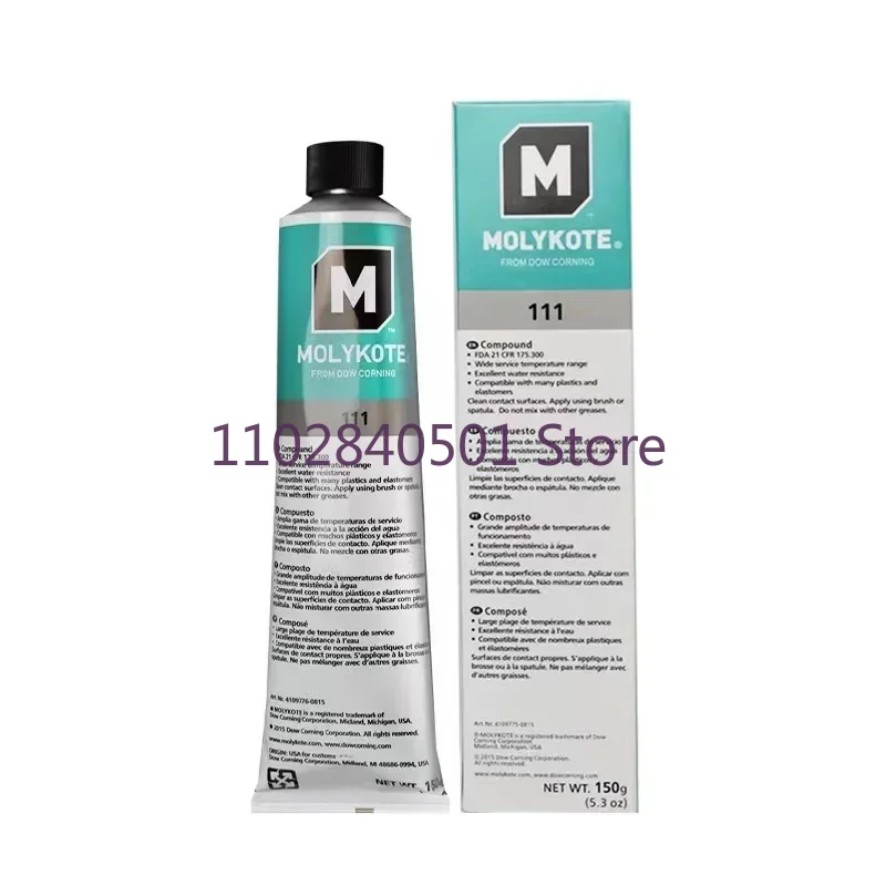 For MOLYKOTE DC111 111 Compound Valve Lubricant Lubricants Sealants Silicone O-ring Sealant 150G 1KG Product