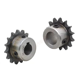 17-30Teeth Sprocket 3/8 Inch 06B Precision Industrial Drive Sprocket Wheel Single Row Sprocket With Hole 14-28mm Keyway 5-8mm
